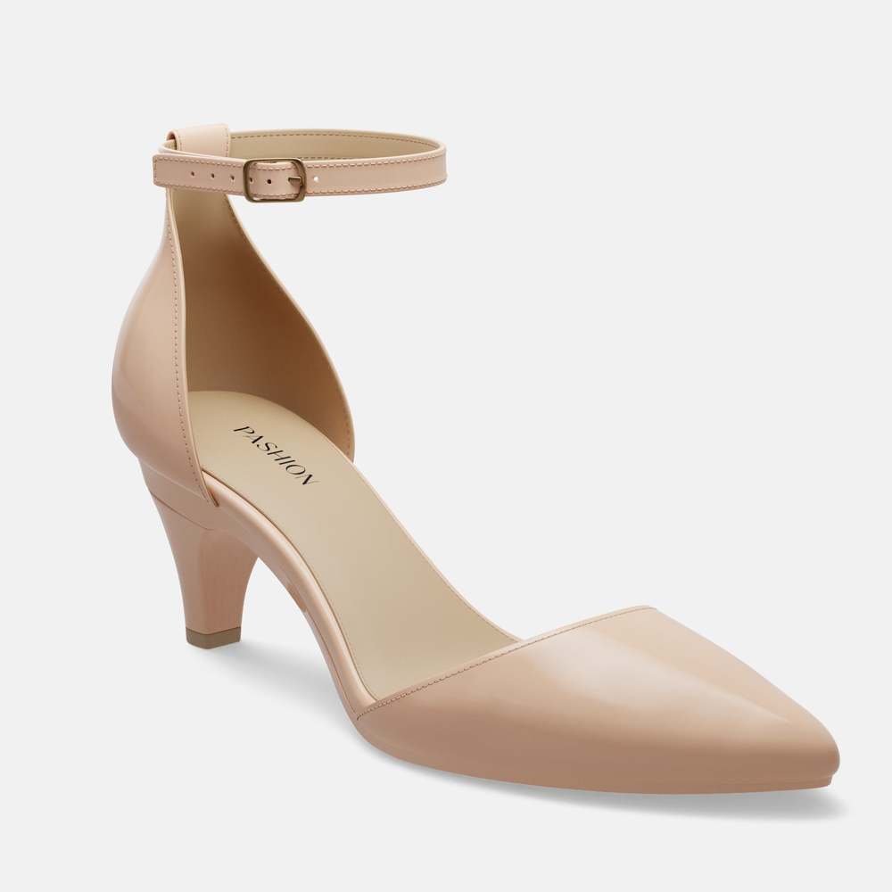 CONVERTIBLE HEEL - Pashion 1.0 The D'Orsay - Sand Patent Stiletto 3 Inch - Picture 4 of 4